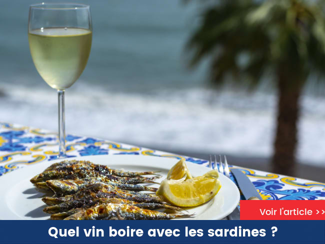 Quel vin boire avec les sardines ?